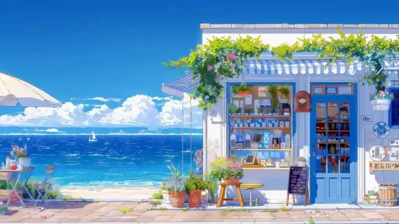 【100007】【电脑壁纸】夏日海边风景-优聚网